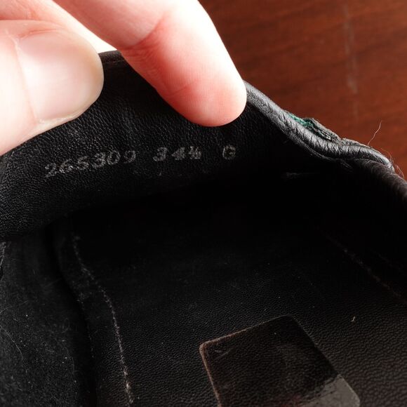 Gucci Loafers Womens SZ EU 34.5 US 4.5 BLK Leather Driving Slip On Horsebit Flat - Picture 14 of 16